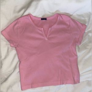 Brandy Melville Ashlyn Top in Hot Pink